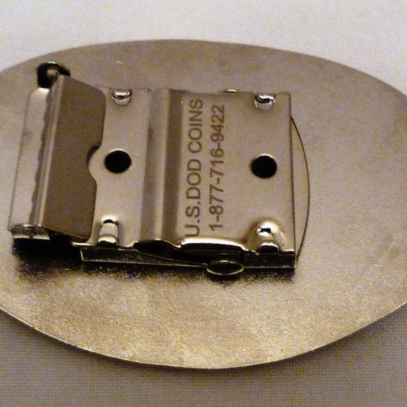 T-Rex Dinosaur Ninja Turtles Mystery Machine Box Frame Belt Buckle US DOD Coins - Picture 8 of 9